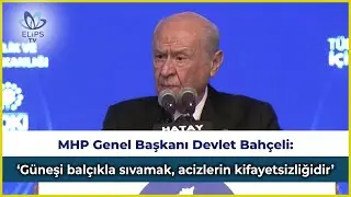 MHP lideri Devlet Bahçeli; Erdoğan'ı Sultan Süleyman'a, Murat Kurum'u da Mimar Sinan'a benzetti!