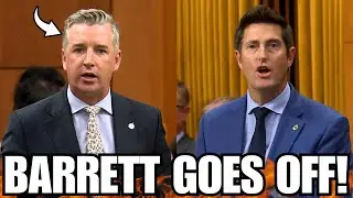 Conservative MP Barrett GOES OFF On Carney Liberal During Debate