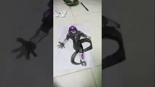 Black Frieza sketch drawing easy #art #drawing #goku #dragonball #viral #anime #shorts