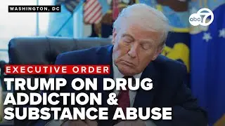 🔴LIVE | Trump to sign order improving federal govt response to drug addiction & substance abuse