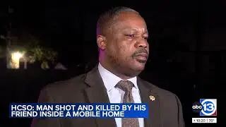 Man shot and killed by friend inside mobile home in north Harris County, HCSO says