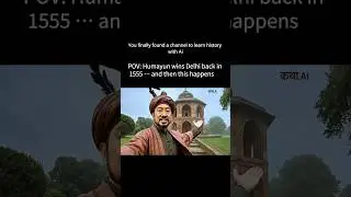 POV: Humayun wins Delhi back in 1555&hellip; and then this happens #shortsfeed #youtubeshorts