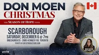 DON MOEN- CHRISTMAS THE SEASON OF HOPE TOUR | SCARBOROUGH, CANADA #toronto #donmoen #christmas 