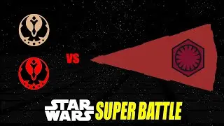 Galactic Alliance//Confederation vs First Order Mandator IV -- Star Wars Super Battle Empire at War