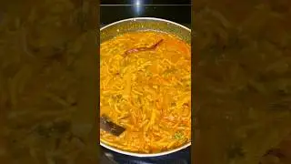 10 मिनट में सेव प्याज 🧅 की सब्जी।✨😍 #shorts