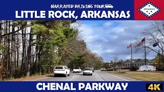 🚗 Литл-Рок, Арканзас &ndash; Ченал Парквей 🚗 4K Drive