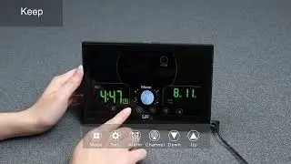 2022 best indoor weater station LFF163 ,atomic clock digital clock.