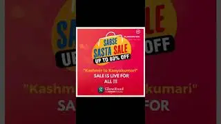 Sabse Sasta Sale | Up to 80% OFF | Only on GlowRoad by Amazon
