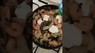 Quiche aux blettes 🥬🥬🥬 et crevettes 🍤🍤(كيش بسلق سهلة التحضير)