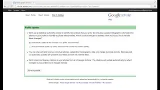 Citation Tracking with Google Scholar