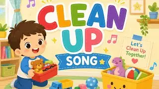 Clean Up Song for Toddlers | Clean Up Routine| Nursery Rhyme | Kids Songs
