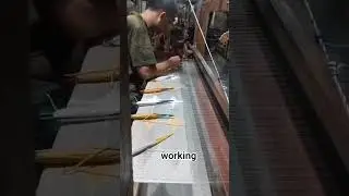 ATBM woven fabric manufacturing process #fypシ゚viral #tenun
