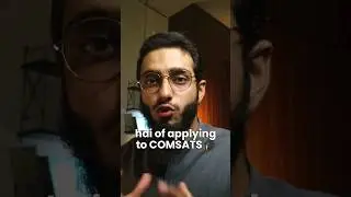 Applying to COMSATS in 60 Seconds #university #lums #pakistan
