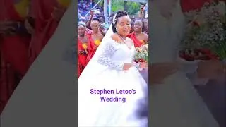 Stephen Letoo's Wife Entrance. #stephenletoo #wedding