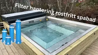 Filter hantering rostfritt spabad