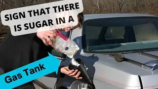 Sugar in Gas a Tank: Signs that there is  Sugar in Your Gas Tank