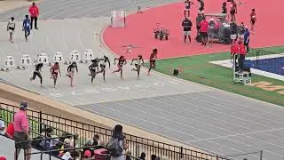 2025 Region 1 4A/5A Regional Track Meet Micahs 100m Prelims Lane 5