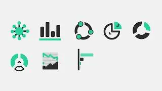 34   Graphs and Charts Icons, Infographics ft  bar chart icon & flat design icons