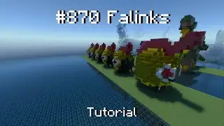 How to build a Pok&eacute;mon Falinks statue in minecraft (Tutorial)
