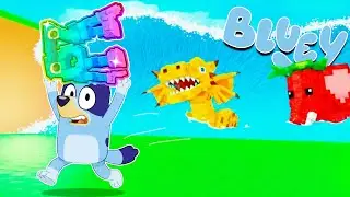 BLUEY ESCAPA del MEGA TSUNAMI para SALVAR a los BRAINROTS | Las Aventuras de BLUEY en ROBLOX!