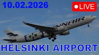 🔴 LIVE Helsinki Airport Plane Spotting (EFHK/HEL)