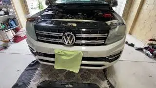 VW Amarok Font Bumper Grill Removal