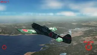 Ki-84 Hayate vs F6F5 Hellcat & F4U-1A Corsair Gunship Sequel WW2 ( Android/ iOS )