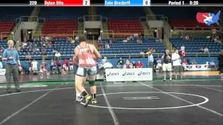 Fargo 2012 220 Round 2: Dylan Otis (Pennsylvania) vs. Tate Orndorff (Washington)
