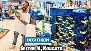 5k ka Shoes Kharida 😭 Full Tour of DECATHLON Sector V KOLKATA ❤️ Awesome A-Z Sports Collection 🤩