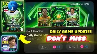 🔥 Daily Game Update! New Epics in Lap Rewards 🤩 | eFootball 2026 Mobile | Turbo XP Game