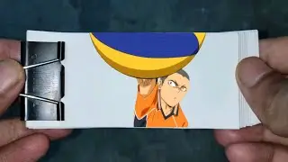 Tanaka Ryu Insane Line Shot Flipbook | Tanaka Straight Spike | Haikyuu!! Season 4 Episode 23