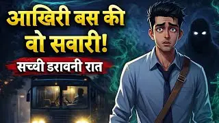 आख़िरी बस की वो सवारी | सच्ची डरावनी रात | Horror Story in Hindi #aivideo #story #horror 