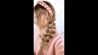 Easy Pull Through Side Braid Tutorial with Natural Beaded Rows hair extensions
