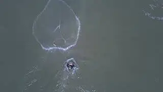 Pescando na Praia do Farol, Coroa do Meio, Aracaju-SE