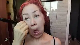 GRWM Mature Skin Makeup 'n Curly Hairstyle ASMR (No Talking)