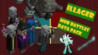 How to make mob battles without Mods? - Illager Mob Battle Datapack Minecraft 1.16.1 (+1.16)