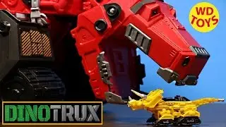 Dreamworks Dinotrux Dozer Dinosaur Trucks Diecast Vehicles Unboxing, Review By WD Toys