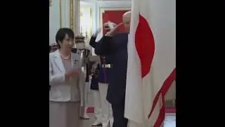 Japanese Prime Minister Sanae Takaichi welcomes President Trump to Akasaka Palace