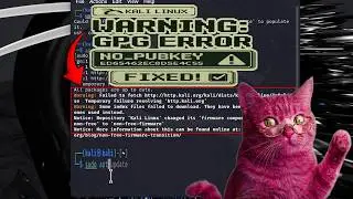 Warning GPG error Kali Linux apt update Fix (NO_PUBKEY ED65462EC8D5E4C5)