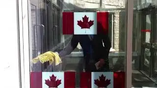 Canada Flag Decals-Suncan Quick Application