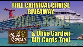 Carnival Cruise Giveaway - Subscribe to Enter