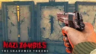 WW2 ZOMBIES: THE SHADOWED THRONE EASTER EGG GAMEPLAY HUNT! (COD WW2 Zombies)