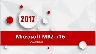 Microsoft MCSA MB2-716 latest exam questions