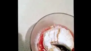My custard apple and white peach snow egg..