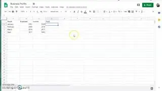 Using Google Sheets to Calculate Profit
