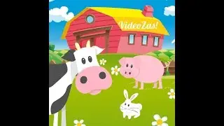 Farm Animals Invitation with your photo
