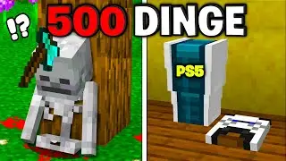 500 DINGE in MINECRAFT die du wirklich BAUEN kannst!