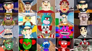 EPIC SCHOOL ESCAPE, EVIL GRANDPA, CRAZY CARNIVAL, TEAM DENTIST, SIREN COP, ROBLOX JUMPSCARE'S