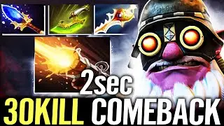 🔥 Sniper Disconect 10min 16 000 Gold Comeback &mdash; Rapier + Swift Blink 30Kills Gunner Dota 2 Pro