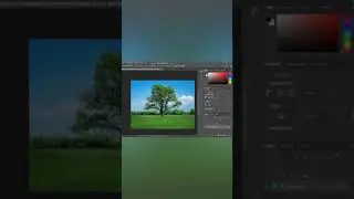 REMOVE Impossible trees background easily and perfectly! on photoshop #shorts #photoshop_tutorial